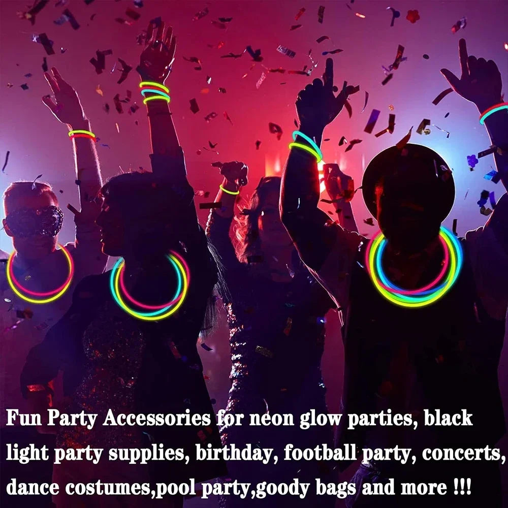 Fluorescent Glow Sticks - Multicolor Party Lights (50/100pcs)