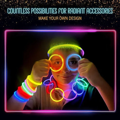 Fluorescent Glow Sticks - Multicolor Party Lights (50/100pcs)