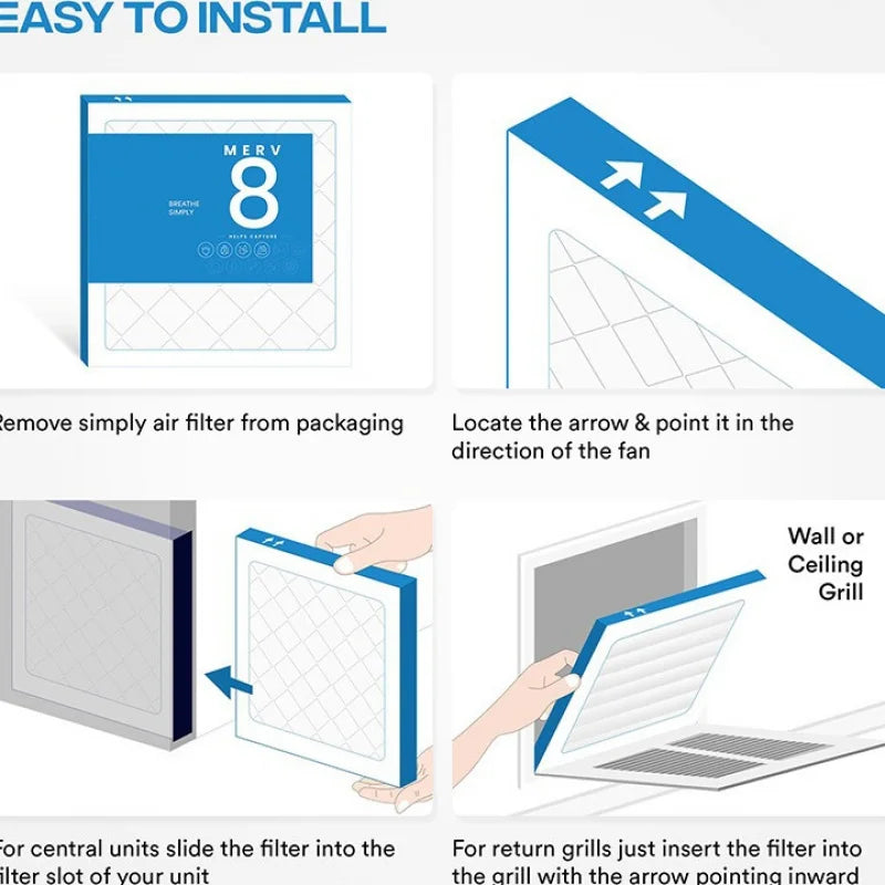 8 HVAC Air Filter | Efficient Filtration