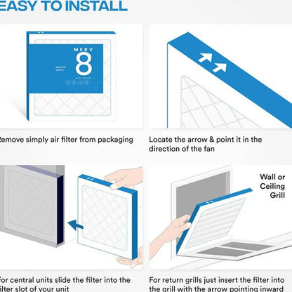 8 HVAC Air Filter | Efficient Filtration