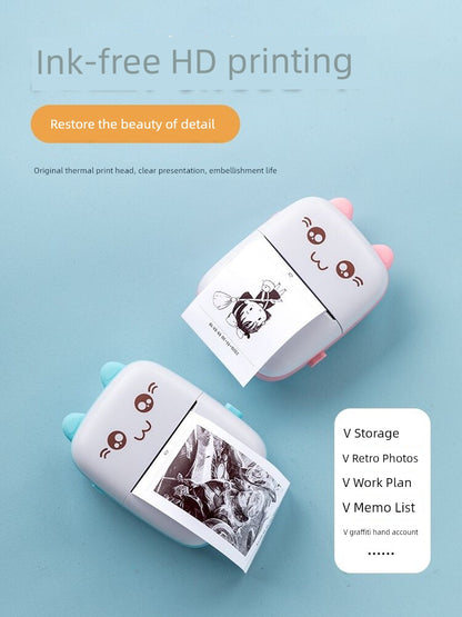 Home Portable Photo Printer - Bluetooth & USB Thermal Printer